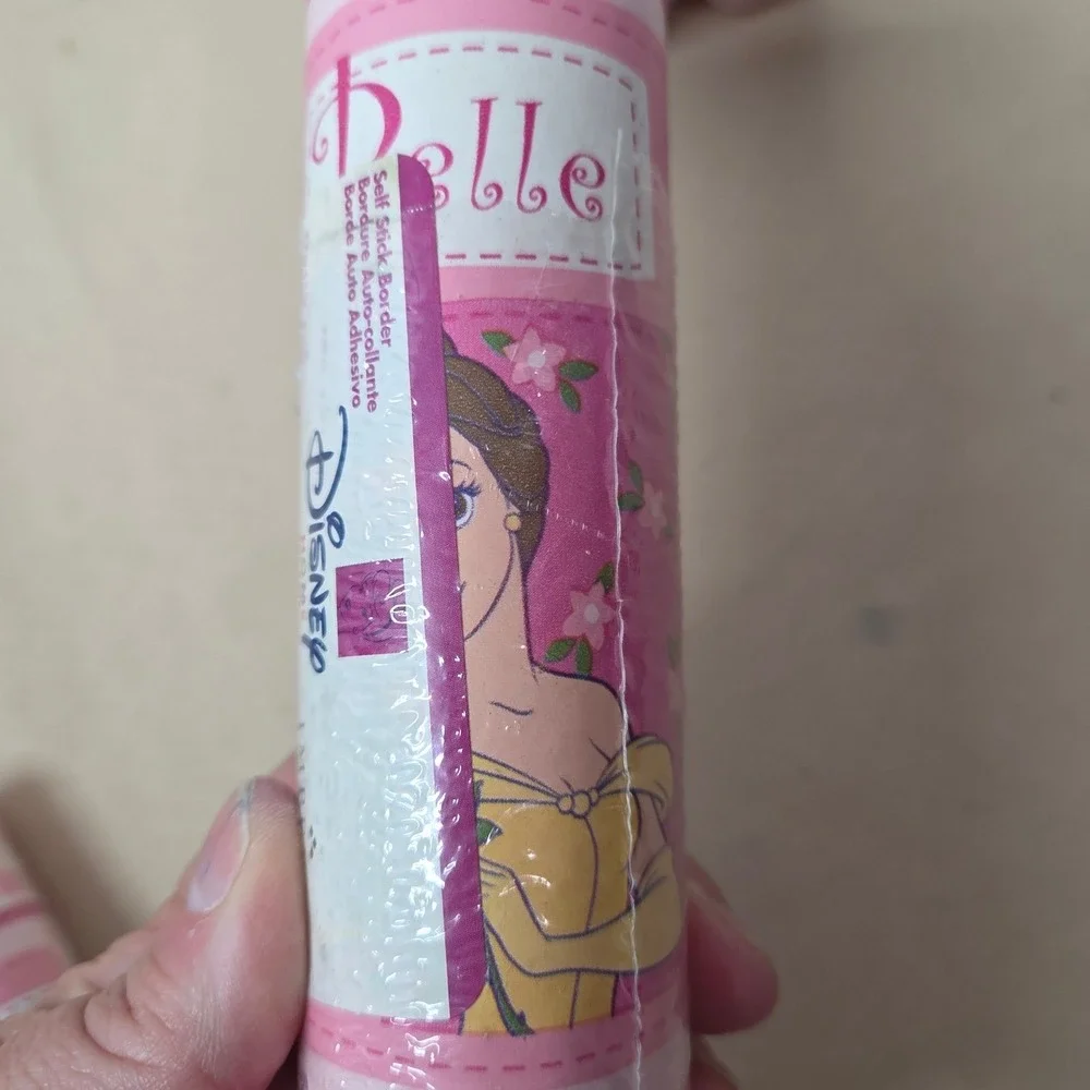 Disney Princess Wallpaper Border Self Stick Snow White Cinderella Belle Imperial
